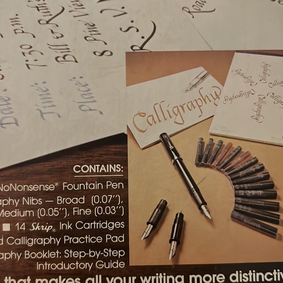 Vintage Sheaffer NoNonsense Calligraphy Kit - Picture 9 of 14